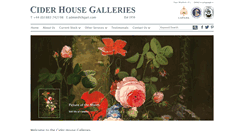 Desktop Screenshot of ciderhousegalleries.com